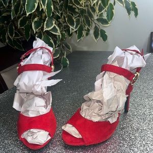 Women’s Res Suede  Anne Michelle Heels